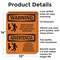 Signmission Safety Culture Sign, 10 in Width, Aluminum, Rectangle, Bilingual OS-2PACK-WS-A-1014-L-12537 - alternate 6